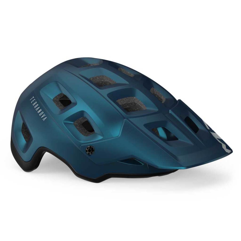 Fietshelm - MET - Terranova MIPS - Teal Blue/Black Metallic Fietshelm - MET - Terranova MIPS - Teal Blue/Black Metallic